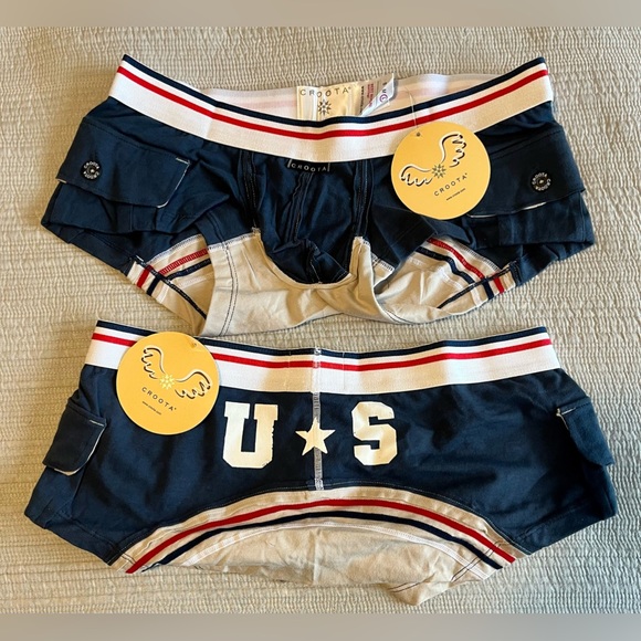 **SOLD** TWO Pairs CROOTA’ World Collections – U.S.A Size Large NEW - Picture 3 of 6